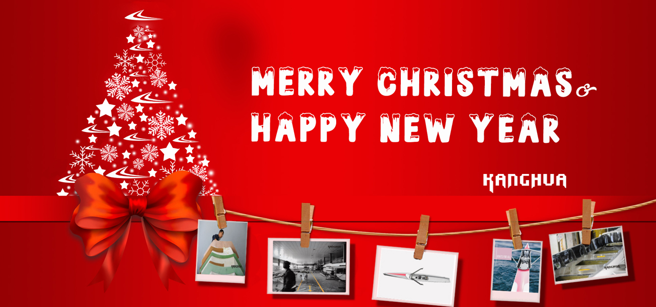 Kanghau Racing Boats Christmas Card